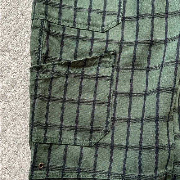 BDG Olive Striped Pants - Picture 3 of 6